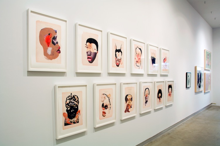 Wangechi Mutu, Classes of Uterine Tumors, 2006, digital prints and mixed media collage, 12 works, 57.5 x 42.5cm each, Courtesy of the Artist and Sikkema Jenkins & Co., New York