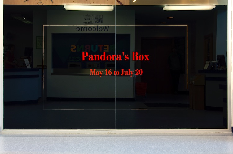 Pandora's Box installation shot, Dunlop Art Gallery, Regina, SK, 2008