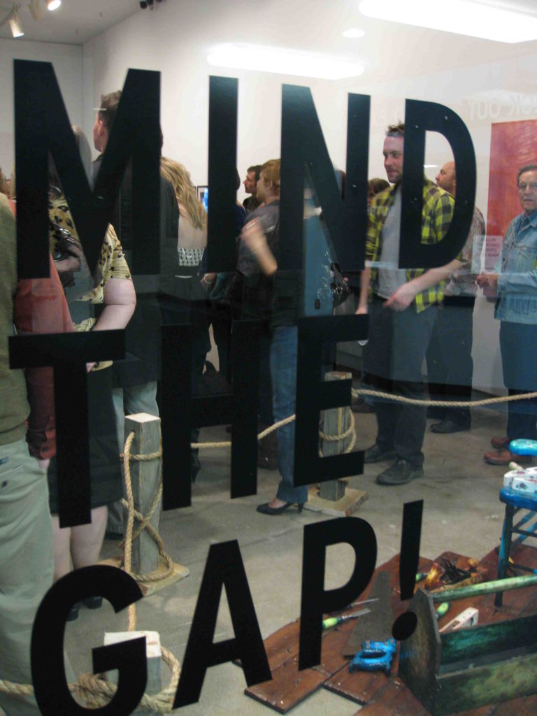 Mind the Gap opening reception, Dunlop Art Gallery, Regina, SK, 2009