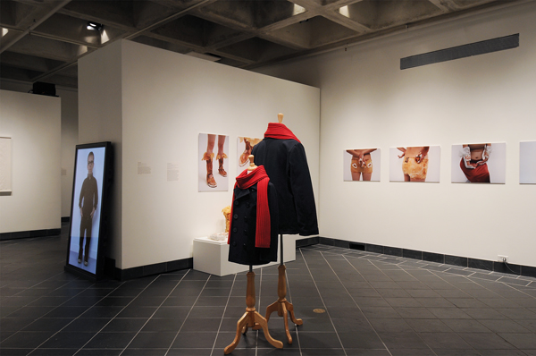 Laura Swanson, Display with Clothes, 2012, Sculpture, Variable sizes
