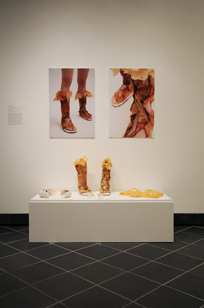 Chun-Shan (Sandie) Yi, Dermis Leather Footwear, 2011, Digital chromogenic print, 20 × 30