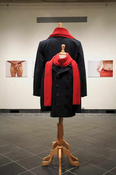Laura Swanson, Display with Clothes, 2012, Sculpture, Variable sizes