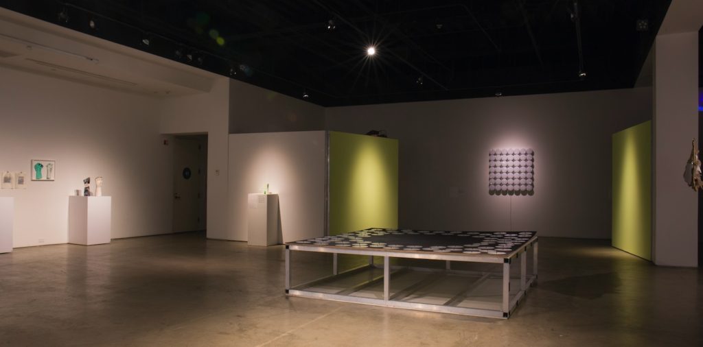 Sweet Gongs Vibrating installation shot, San Diego Art Institute, 2016